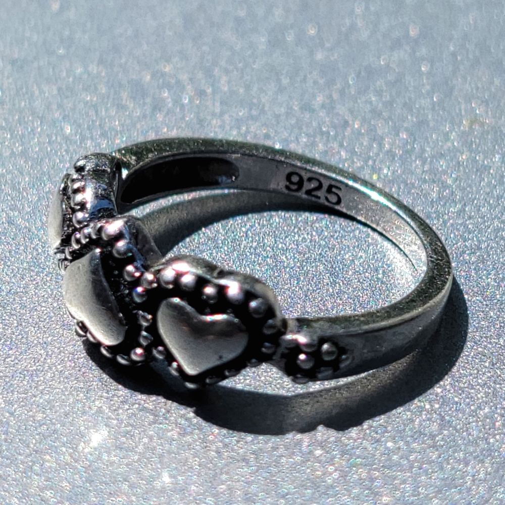 Heart ring promise ring